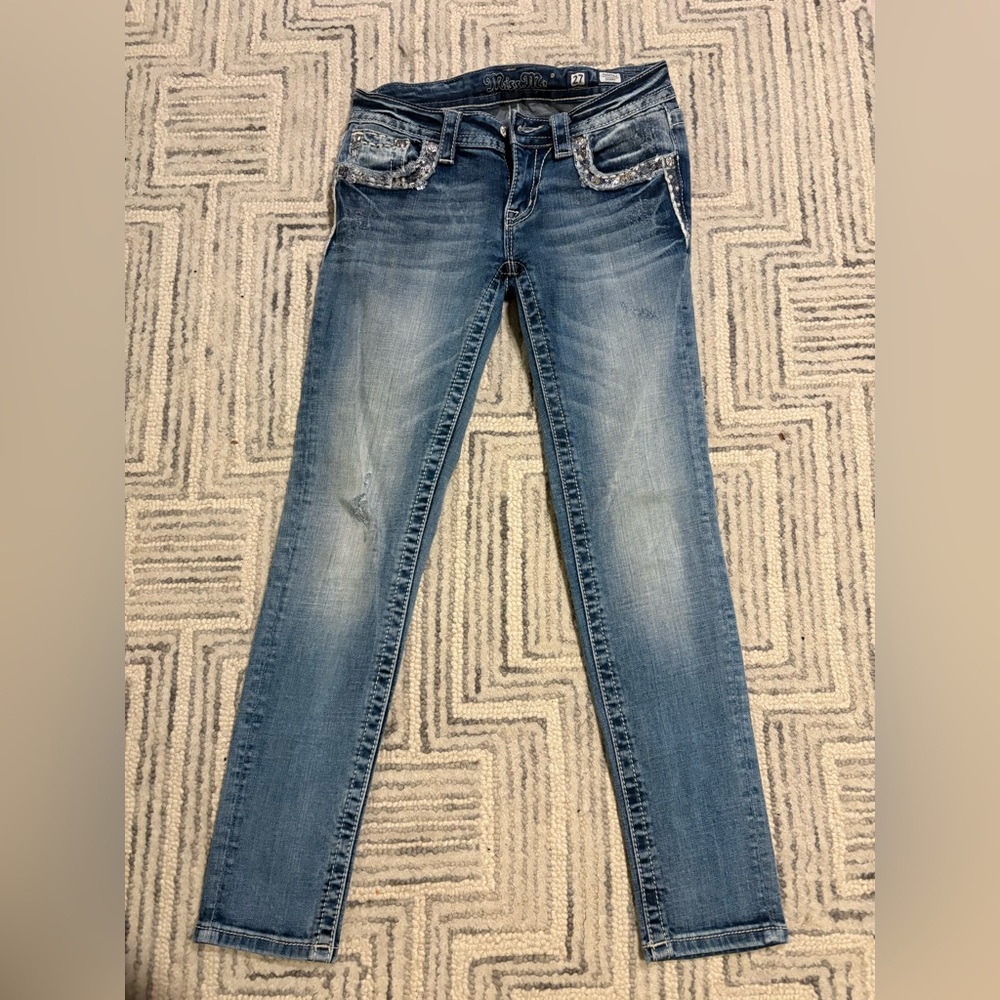 MISS ME Signature Skinny size 27 jeans. Like new